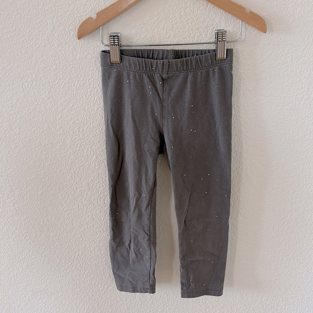 Gray Glitter Leggins Gap Size 3T